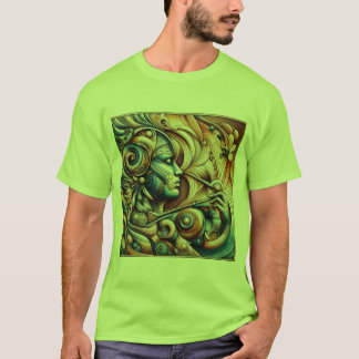 "Stilvoll gedruckter T - Shirt - Trendy Graphic Te