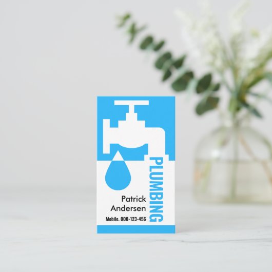 Stilvoll gegossene Löchklammer Visitenkarte (Stehend Vorderseite)