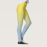Stilvoll gelb bis leicht blau glänzend leggings<br><div class="desc">Stilvoll gelb bis hellblau Farbverlauf verleiht Ihrem Kleiderschrank einen hellen,  modernen und farbenfrohen Look. Klicken Sie auf den Link "Rocklawn Arts",  um das minimale ombré-Design auf anderen Artikeln zu sehen. © Claire E. Skinner,  Alle Rechte vorbehalten.</div>