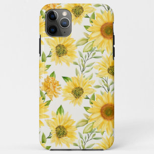 Stilvoll gelbe Sonnenblumenmuster Case-Mate iPhone Hülle