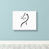 Stilvoll gepackte Canvas Print Leinwanddruck (Insitu (Holzboden))