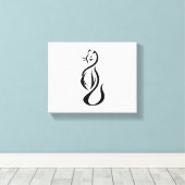 Stilvoll gepackte Canvas Print Leinwanddruck (Insitu (Holzboden))