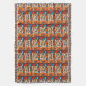 Stilvoll gesegnet, dankbar, dankbar, Erntedank Decke (Vorderseite Vertikal)