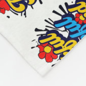 Stilvoll gesegnet, dankbar, dankbar, Erntedank Fleecedecke (Ecke)