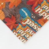 Stilvoll gesegnet, dankbar, dankbar, Erntedank Fleecedecke (Ecke)