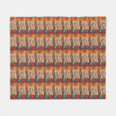 Stilvoll gesegnet, dankbar, dankbar, Erntedank Fleecedecke (Vorderseite (Horizontal))