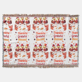 Stilvoll gesegnet, dankbar Dankbarer Erntedank Decke