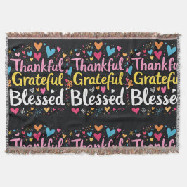 Stilvoll gesegnet, dankbar Dankbarer Erntedank Decke