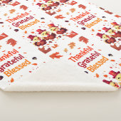 Stilvoll gesegnet, dankbar Dankbarer Erntedank Sherpadecke (3/4)