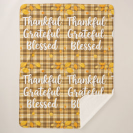 Stilvoll gesegnet, dankbar Dankbarer Erntedank Sherpadecke