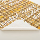 Stilvoll gesegnet, dankbar Dankbarer Erntedank Sherpadecke (3/4)