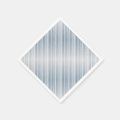 Stilvoll gestreift grau-blau serviette (Ecke)