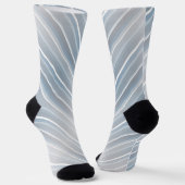 Stilvoll gestreift grau-blau socken (Gewinkelt)