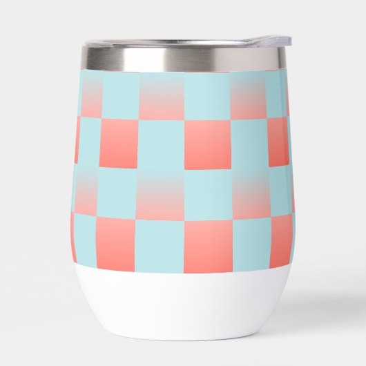 Stilvoll gestuftes Pulver blaue Korallen rosa (Links)