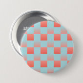 Stilvoll gestuftes Pulver blaue Korallen rosa Button (Vorne & Hinten)