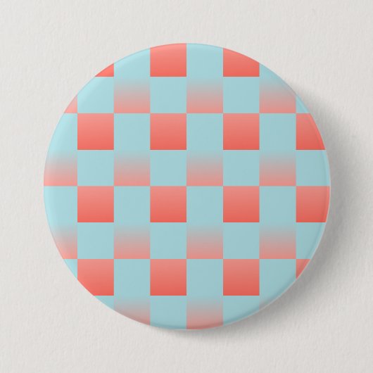 Stilvoll gestuftes Pulver blaue Korallen rosa Button (Vorderseite)