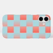 Stilvoll gestuftes Pulver blaue Korallen rosa Case-Mate iPhone Hülle (Rückseite (Horizontal))