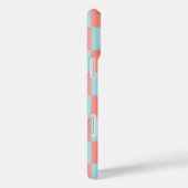 Stilvoll gestuftes Pulver blaue Korallen rosa Case-Mate iPhone Hülle (Rückseite / Rechts)