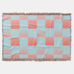 Stilvoll gestuftes Pulver blaue Korallen rosa Decke
