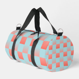 Stilvoll gestuftes Pulver blaue Korallen rosa Duffle Bag