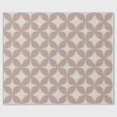 Stilvoll gestyltes Mauve Geometric Shapes Chic Geschenkpapier (Flach)