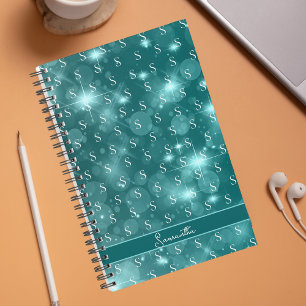 Stilvoll Girly Elegant Monogram Muster Planer