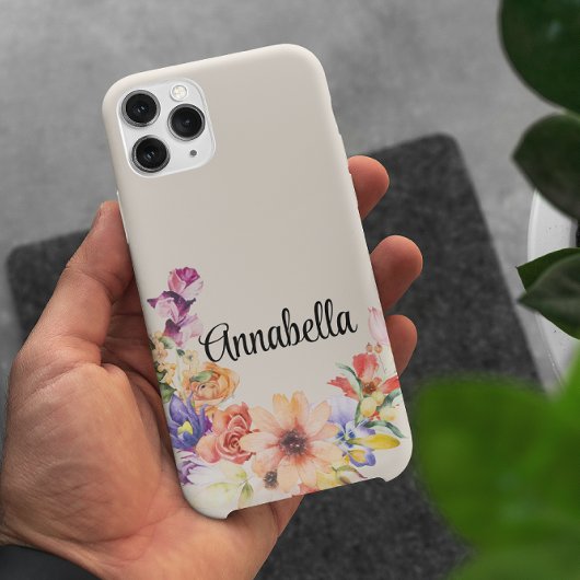 Stilvoll Girly Floral Modern Case-Mate iPhone Hülle