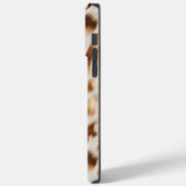 Stilvoll Girly Pink White Gold Zebra Case-Mate iPhone Hülle (Rückseite / Links)