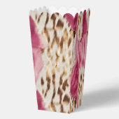 Stilvoll Girly Pink White Gold Zebra Geburtstag Geschenkschachtel (Vorderseite)