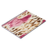 Stilvoll Girly Pink White Gold Zebra Notizblock (Linke Seite)