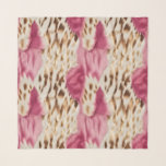 Stilvoll Girly Pink White Gold Zebra Schal<br><div class="desc">Stilvoll Girly Pink Gold White Zebra</div>