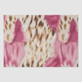 Stilvoll Girly Pink White Gold Zebra Seidenpapier (Vorderseite)