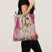 Stilvoll Girly Pink White Gold Zebra Tasche (Von Nahem)