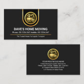 Stilvoll Gold gekrönte Grenz-Trucking Visitenkarte (Vorne/Hinten)