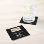 Stilvoll Gold Koi Fish Geburtstag Rechteckiger Pappuntersetzer (Vor Ort)