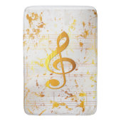 Stilvoll Golden Harmony Musical Chaos Ivory Badematte (Vorderseite Vertikal)