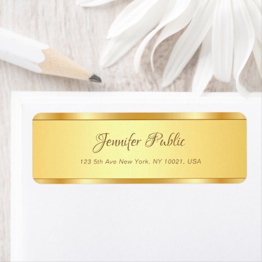 Stilvoll goldkalligraphischer Name Text Script Mod (Insitu)