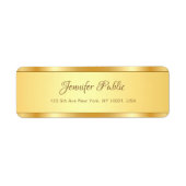 Stilvoll goldkalligraphischer Name Text Script Mod (Vorne)