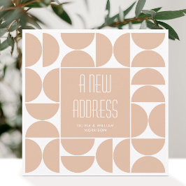 Stilvoll haben wir neue Zuhause Address Apricot Be Ankündigung