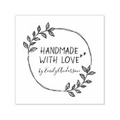 Stilvoll handgezeichnet Linie mit Liebe Permastempel (Design)