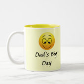 Stilvoll, Happy Face, Vaters Day Coffee Tasse (Links)