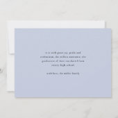 Stilvoll hat er es getan! Script Graduate Foto Ankündigung (Rückseite)