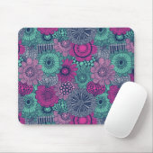 Stilvoll helles Muster prächtiger Blume Mousepad (Mit Mouse)