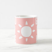 Stilvoll hellrosa Good Morning Sun Tee Tasse (Mittel)