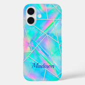 Stilvoll, holografisch und geometrisch Case-Mate iPhone hülle (Rückseite)