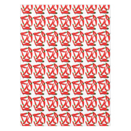 Stilvoll Hot Red Green Chili Yummy Paprikaschoten  Tischdecke