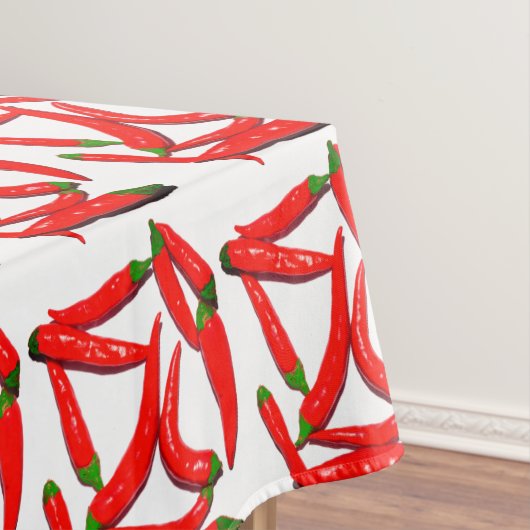 Stilvoll Hot Red Green Chili Yummy Paprikaschoten  Tischdecke (Beispiel)