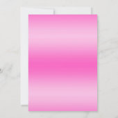 Stilvoll Hübsch Glitzy Pink 25. Geburtstag Einladung (Rückseite)