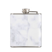 Stilvoll hübsche Ananas aus Gürtelgold und weißem Flachmann (Rückseite)