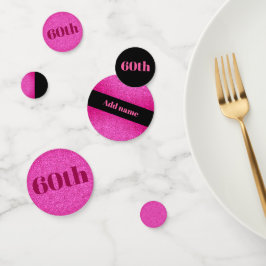 Stilvoll hübscher personalisierter Geburtstag Konf Konfetti